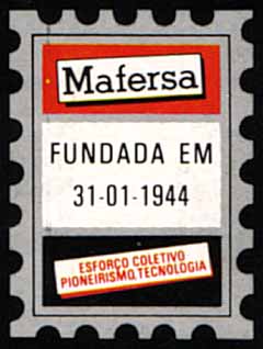 Selo da Mafersa - Material Ferroviário S.A.