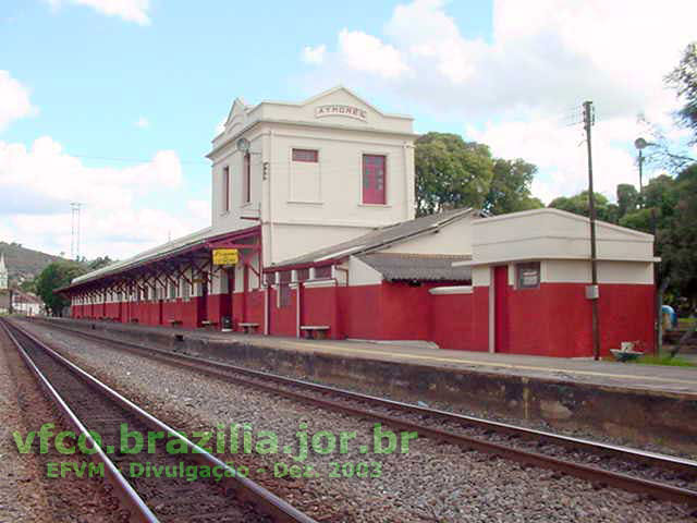 Aimorés - Estação do Trem Vitória - Belo Horizonte, da Estrada de Ferro Vitória a Minas
