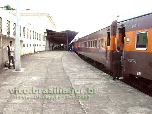 Belo Horizonte - Esta&ccedil;&atilde;o do Trem Vit&oacute;ria - Belo Horizonte, da Estrada de Ferro Vit&oacute;ria a Minas