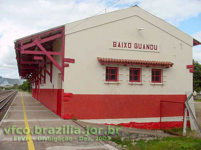Baixo Guandu - Estação do Trem Vitória - Belo Horizonte, da Estrada de Ferro Vitória a Minas
