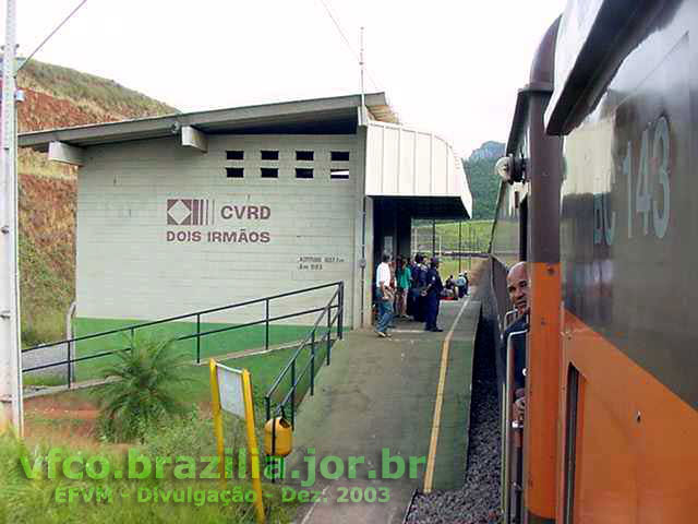 Dois Irmãos - Estação do Trem Vitória - Belo Horizonte, da Estrada de Ferro Vitória a Minas