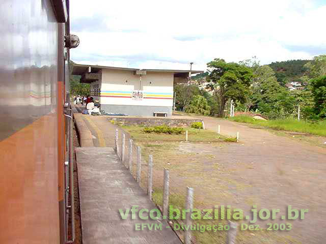 Rio Piracicaba - Estação do Trem Vitória - Belo Horizonte, da Estrada de Ferro Vitória a Minas