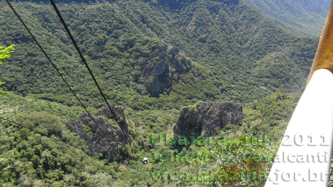 Estação inferior do Teleférico da Gruta de Ubajara, vista do alto