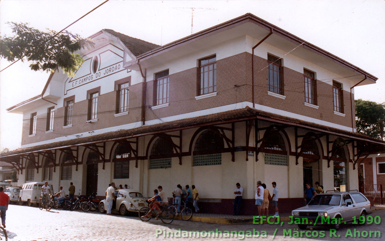 Estação da Estrada de Ferro Campos do Jordão em Pindamonhangaba