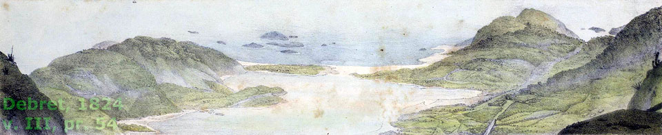 Região da Lagoa Rodrigo de Freitas vista do Corcovado em 1824* por Debret