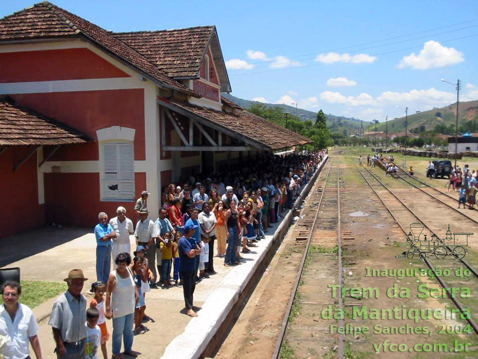 Inauguração do Trem da Serra da Mantiqueira em Passa Quatro