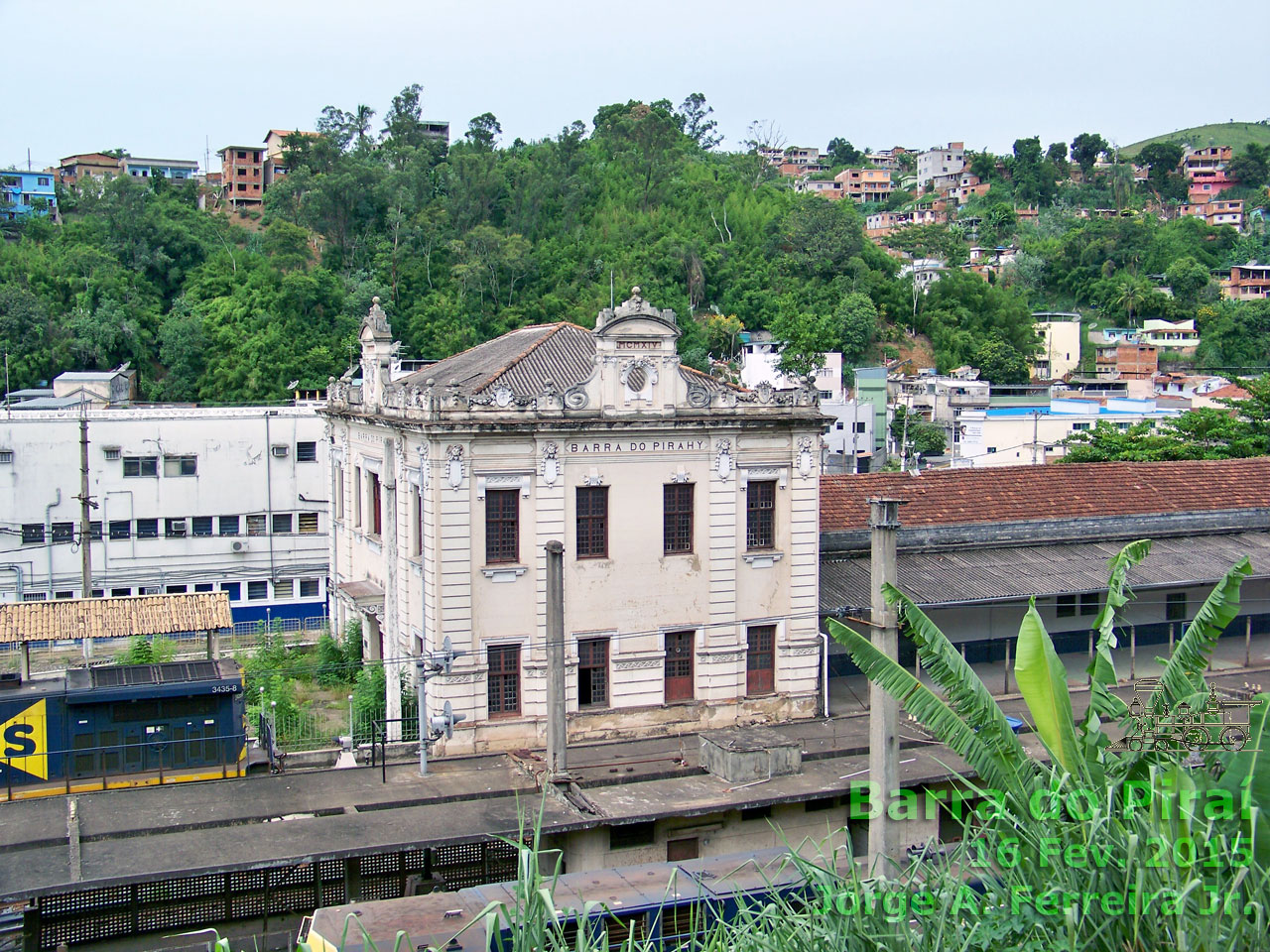 Estação ferroviária de Barra do Piraí em 2015