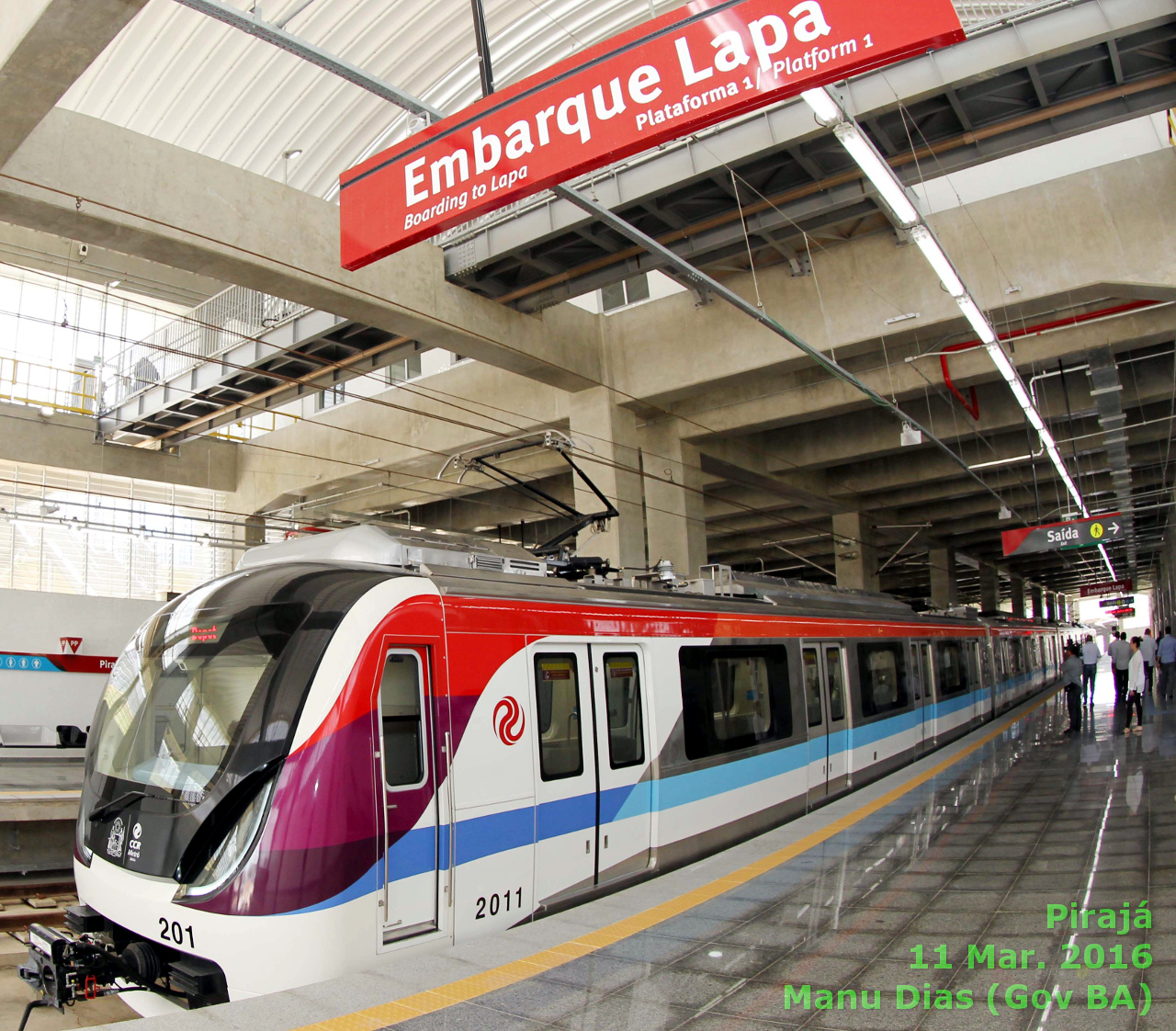 Horário ampliado e novos trens na Estação Pirajá, do Metrô de Salvador