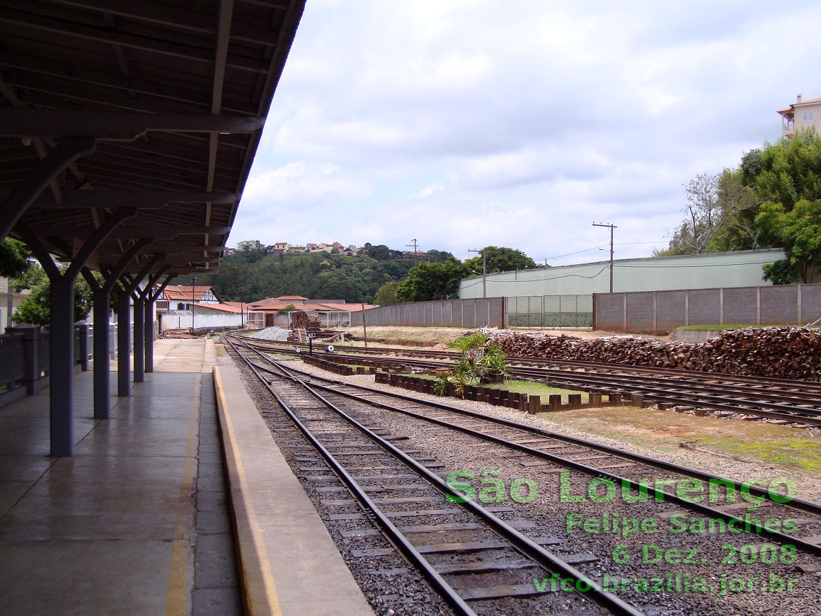 Tilhos do pátio ferroviário de São Lourenço (MG)