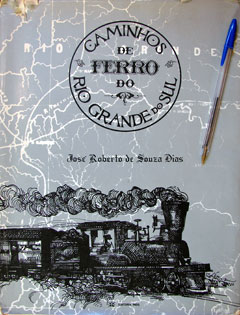 Capa do livro “Caminhos de ferro do Rio Grande do Sul”