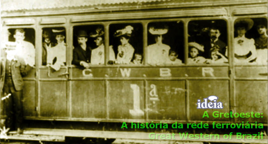 Antigo vagão de Primeira Classe da Great Western Brazil Railway