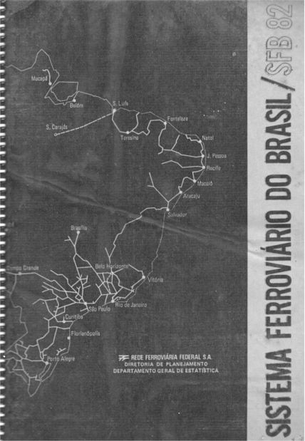 Sistema Ferroviário do Brasil 1982 - capa