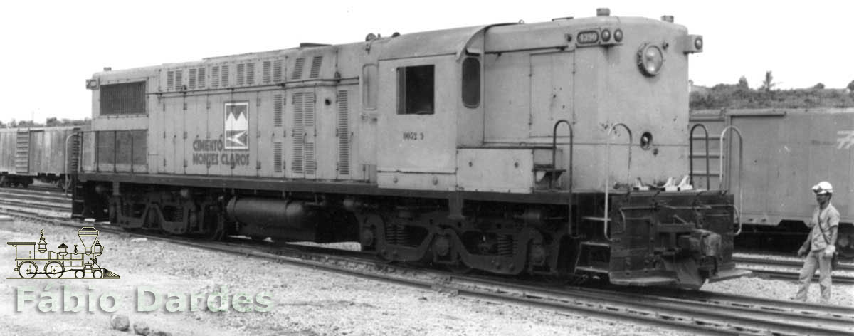 Locomotiva AS616 em Montes Claros