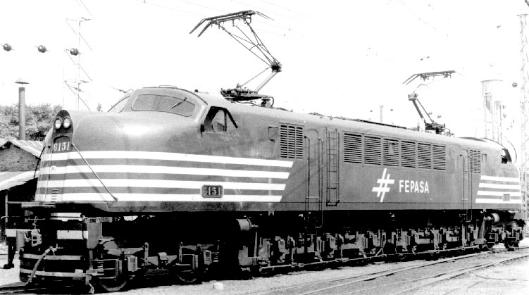 Locomotiva elétrica n° 6151 da Fepasa - Ferrovias Paulistas