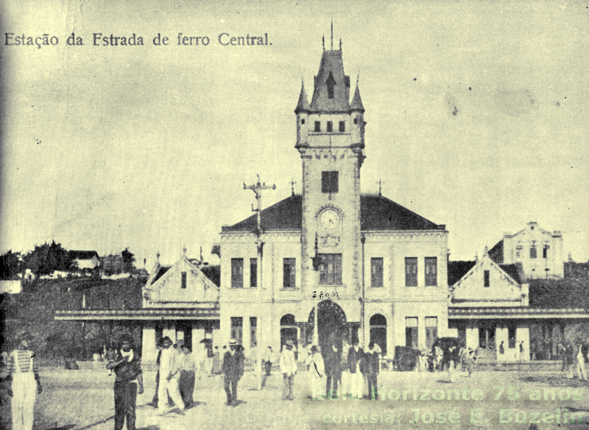 A primeira estação ferroviária de Belo Horizonte, vista de perto