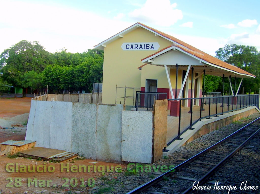 Restauração da estação ferroviária de Caraíba, da antiga Estrada de Ferro Goiás