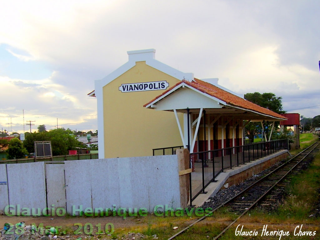 Restauração da Estação ferroviária de Vianópolis, na antiga Estrada de Ferro Goiás