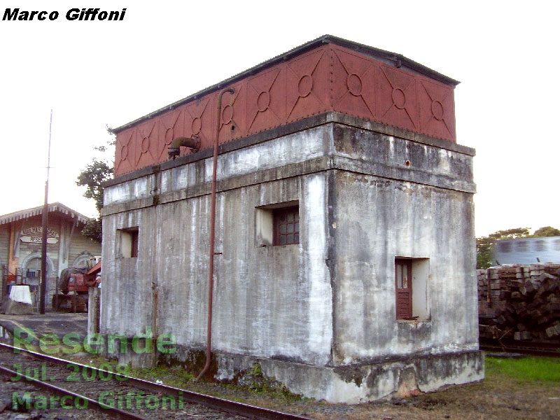 Caixa d'água da estação ferroviária de Agulhas Negras (ex-Resende)
