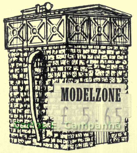 Detalhe do desenho ilustrativo na embalagem do ferreomodelo