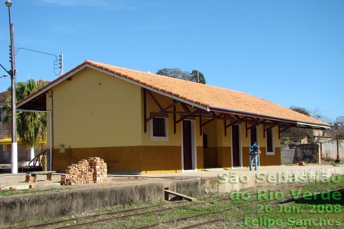 Estação ferroviária de São Sebastião do Rio Verde em 2010