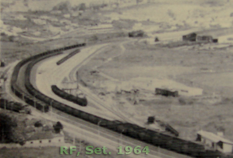 P&aacute;tio de forma&ccedil;&atilde;o de trens em Conselheiro Lafaiete na d&eacute;cada de 1960