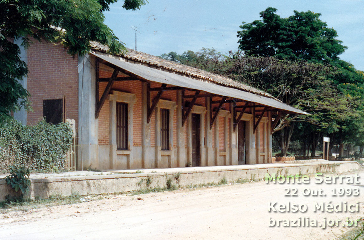 Antiga estação ferroviária em Monte Serrat