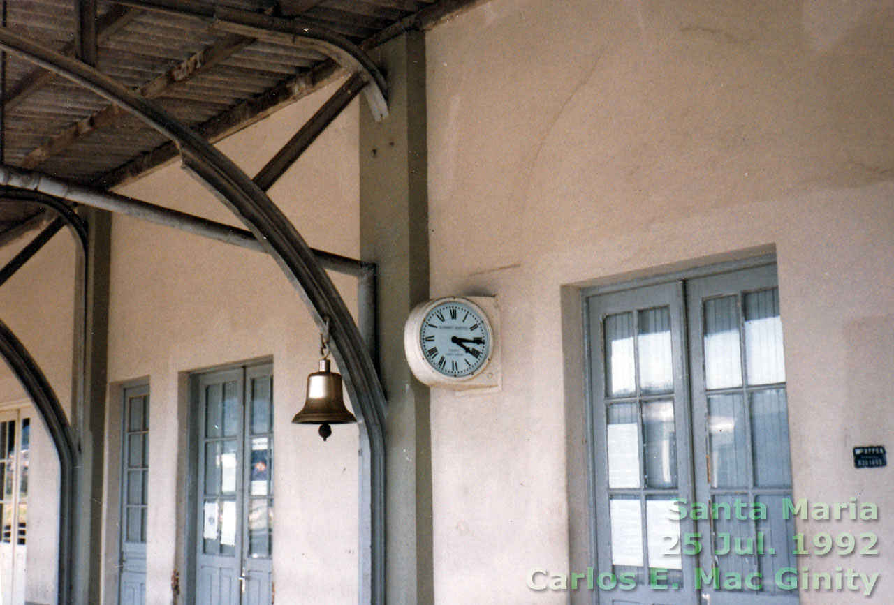 Relógio da estação ferroviária
