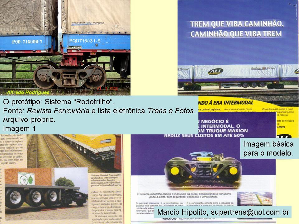Detalhes do trem Rodotrilho na Revista Ferroviária e na lista Trens_e_Fotos