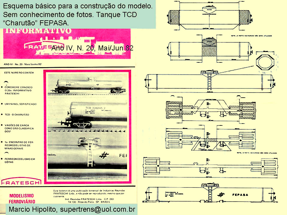 O projeto do ferreomodelo, segundo o Informativo da Frateschi Trens Elétricos