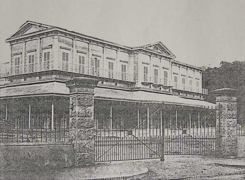 Estação da ferrovia Bahia and San Francisco Railway em 1861