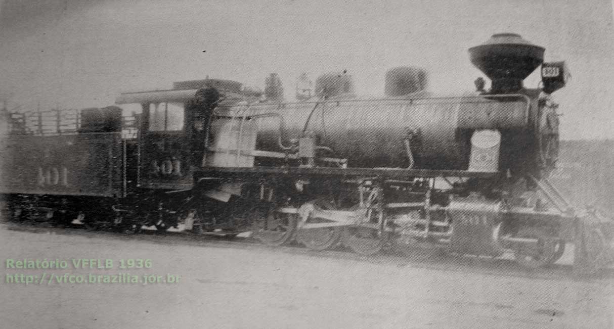 Locomotiva 401, batizada "Governador Juracy Magalhães"