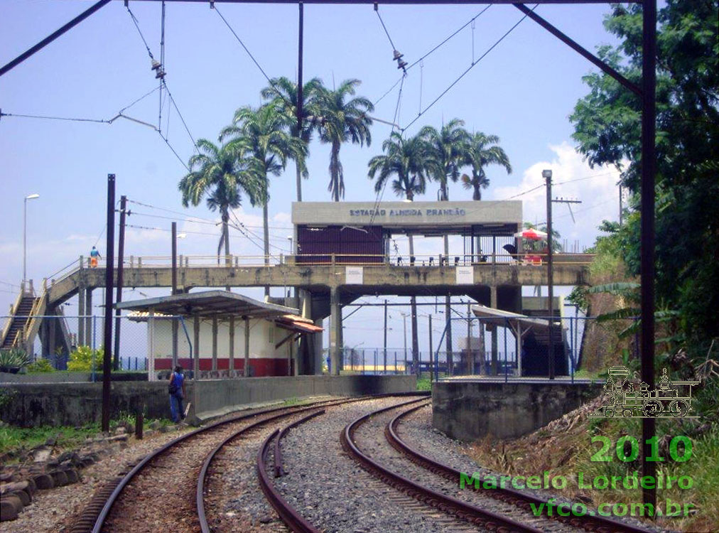 Estação Almeida Brandão, do trem de subúrbio de Salvador, em 2010
