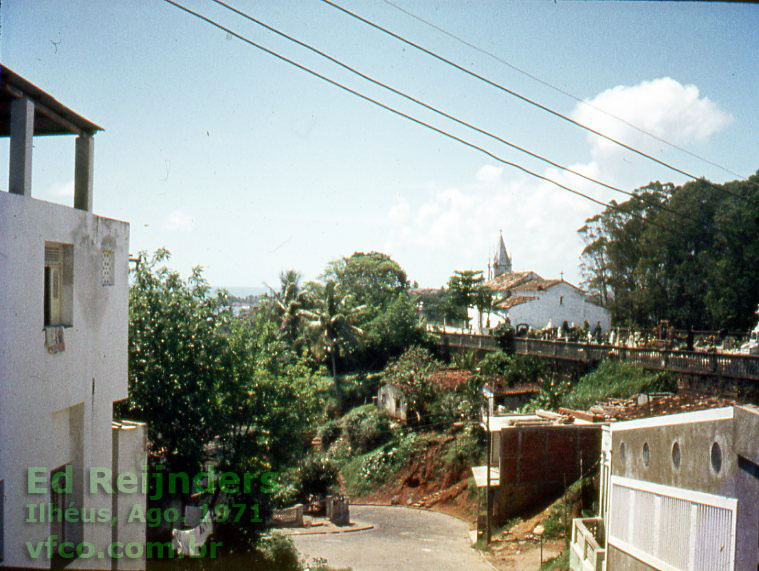 Ladeiras e casas de Ilhéus em 1971