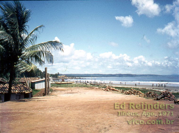 Praia de Ilhéus em 1971