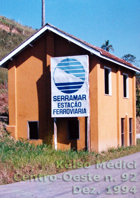 Prédio da "estação ferroviária", preservada pela Serramar