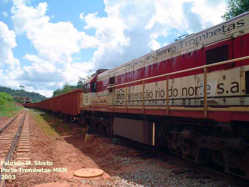 Locomotiva C22-7i nº 108 da Estrada de Ferro Trombetas / Mineração Rio do Norte
