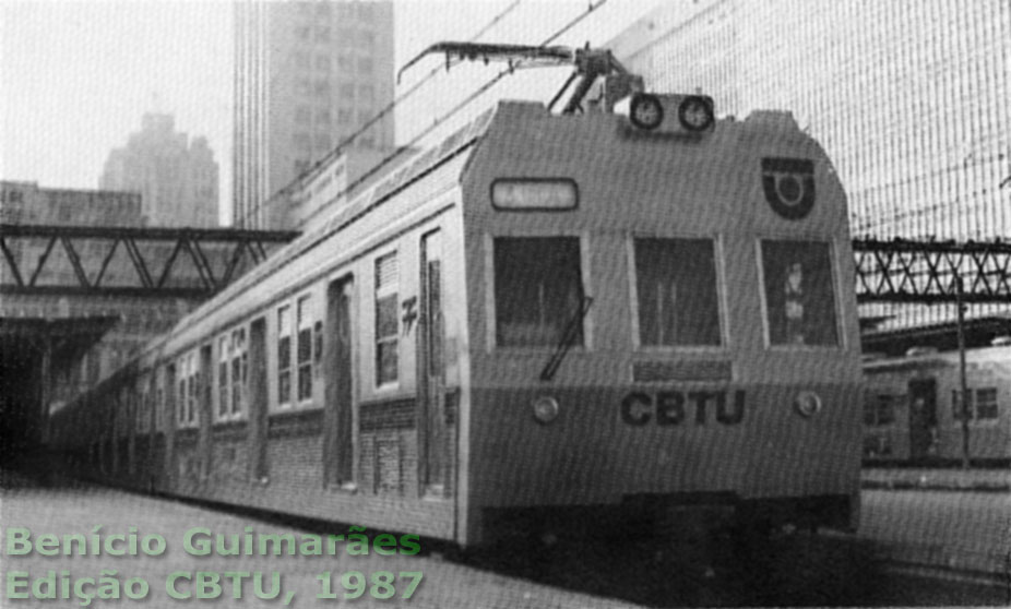 Trem-unidade da série 900 (Cobrasma) da CBTU - Cia. Brasileira de Trens Urbanos, subúrbios do Rio de Janeiro