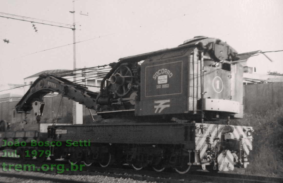 Guindaste ferroviário a vapor nº 1 da EFCB - Estrada de Ferro Central do Brasil