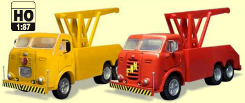 Miniatura de caminhão guincho FNM para maquetes de ferreomodelismo