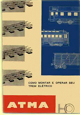 Capa do manual "Como montar e operar seu Trem Elétrico Atma"