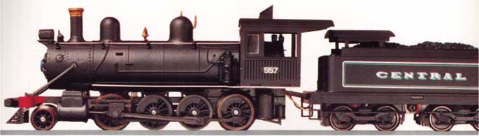 Foto lateral do ferreomodelo Frateschi da locomotiva nº 557