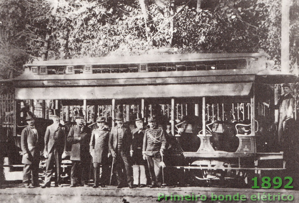 Primeiro bonde elétrico do Rio de Janeiro (1892)
