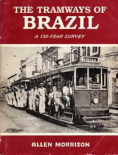 Capa do livro “The tramways of Brazil”