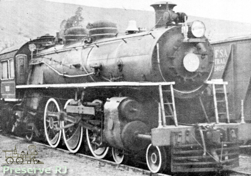 Locomotiva “Zezé Leone” no catálogo do Museu do Engenho de Dentro (Museu do Trem, Preserve / RFFSA)