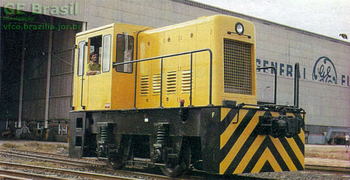 Locomotiva 25 toneladas construída pela GE-Brasil para Aços Anhanguera