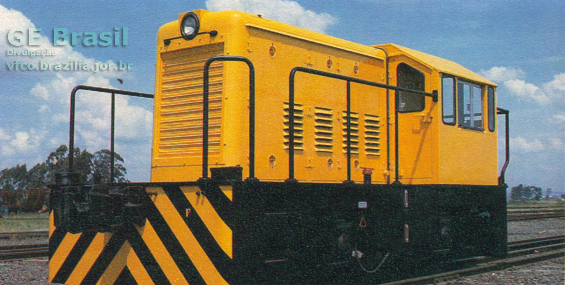Locomotiva 35 toneladas construída pela GE-Brasil para Altos Hornos Mexico