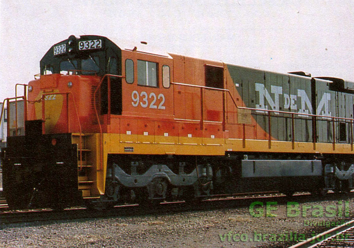 Locomotiva C36-7 construída pela GE-Brasil para Ferrocarriles Nacionales de Mexico (N de M)