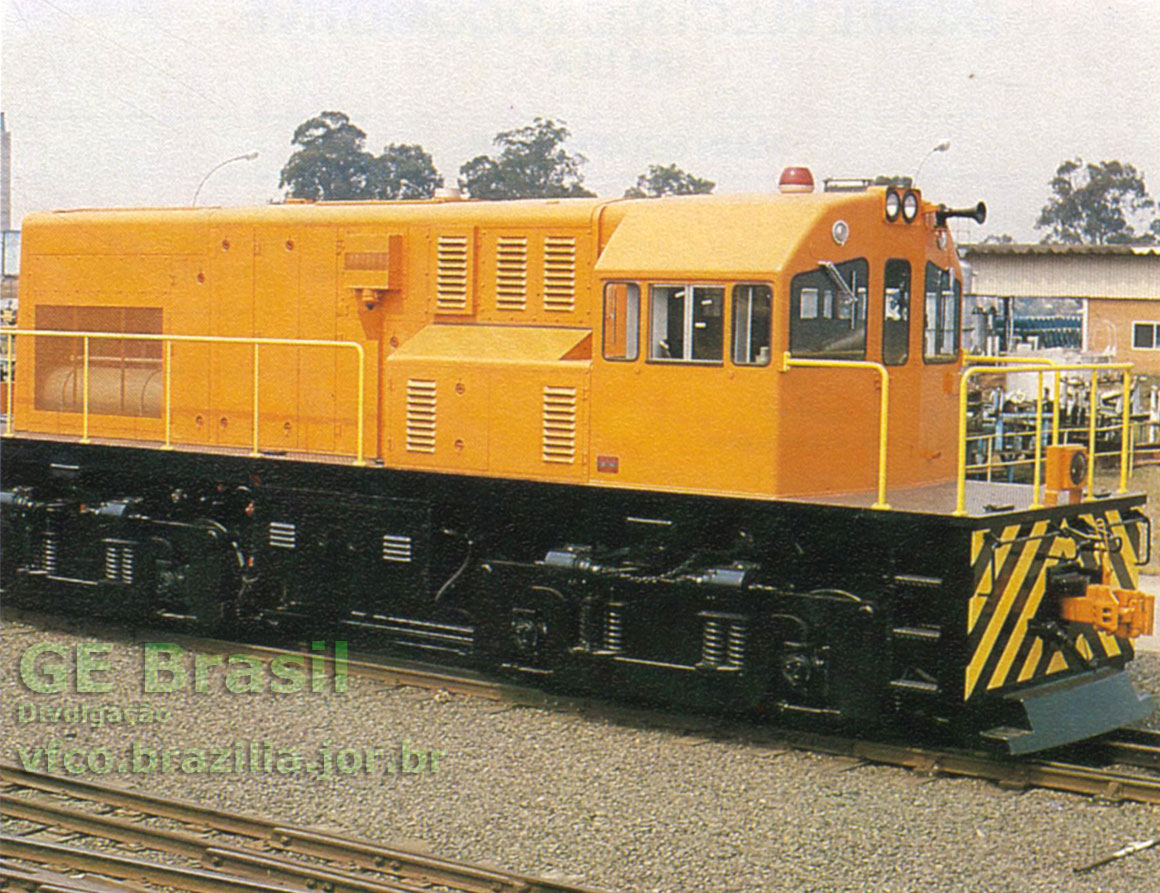 Locomotiva UM10B construída pela GE-Brasil para a siderúrgica Açominas