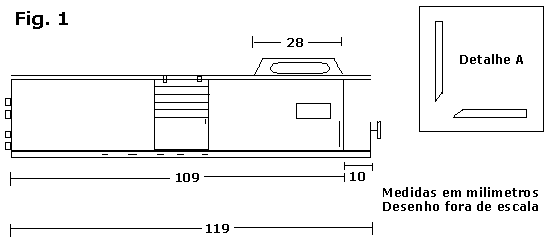 Figura 1 - medidas de corte do estireno para confecção da lateral do ferreomodelo