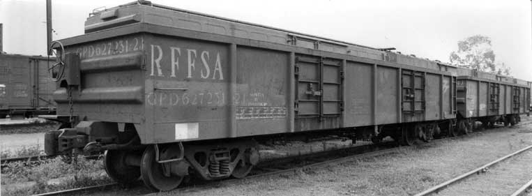 Vagão gôndola GPD  da RFFSA - Rede Ferroviária Federal